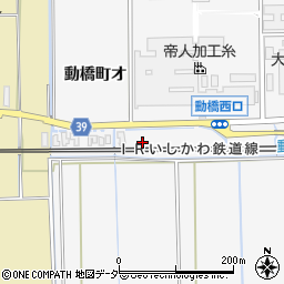 石川県加賀市庄町ロ周辺の地図