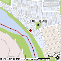 群馬県前橋市下川町59-5周辺の地図