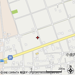 群馬県太田市新田小金井町1912-1周辺の地図