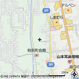 長野県安曇野市穂高柏原945周辺の地図