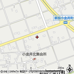 群馬県太田市新田小金井町1433-3周辺の地図