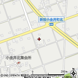 群馬県太田市新田小金井町1440-3周辺の地図