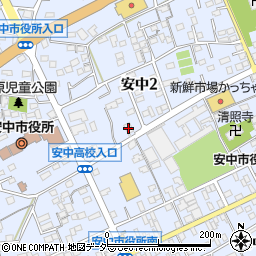 中央労働金庫安中支店周辺の地図