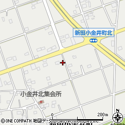 群馬県太田市新田小金井町1436周辺の地図