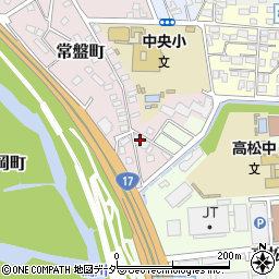 群馬県高崎市常盤町66-1周辺の地図