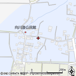 茨城県筑西市向川澄17周辺の地図