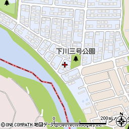 群馬県前橋市下川町59-7周辺の地図