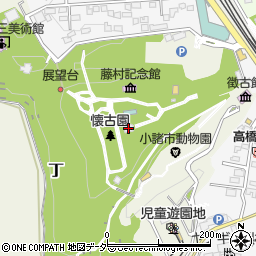 懐古神社周辺の地図