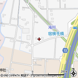 群馬県高崎市宿横手町133-1周辺の地図