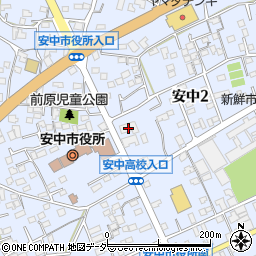 白銀屋安中店周辺の地図