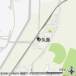 栃木県小山市中久喜1312-87周辺の地図