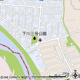 群馬県前橋市下川町55-3周辺の地図