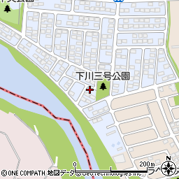 群馬県前橋市下川町59-1周辺の地図