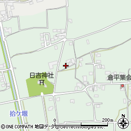 長野県安曇野市穂高柏原2038周辺の地図