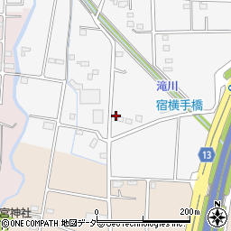 群馬県高崎市宿横手町133-7周辺の地図