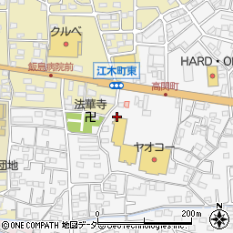美容室コレクション高崎高関店周辺の地図