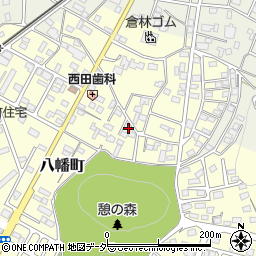 栃木県足利市八幡町573-8周辺の地図