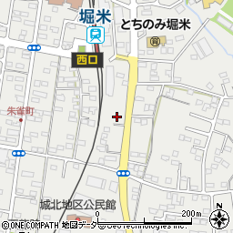 栃木県佐野市堀米町1258周辺の地図