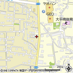栃木県栃木市大平町新1012周辺の地図