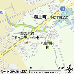 北陸中日新聞　粟津東専売所周辺の地図