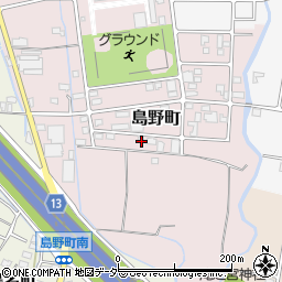 群馬県高崎市島野町68-37周辺の地図