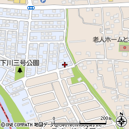 群馬県前橋市下川町51-7周辺の地図