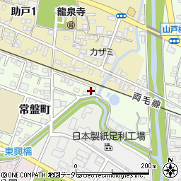 栃木県足利市常盤町1周辺の地図