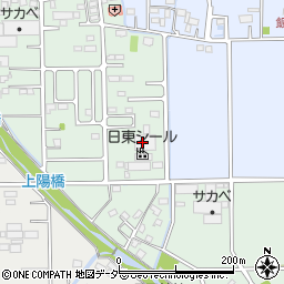 日東シール株式会社　工場周辺の地図