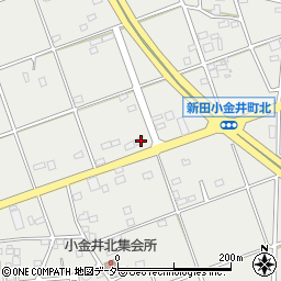 群馬県太田市新田小金井町1728周辺の地図