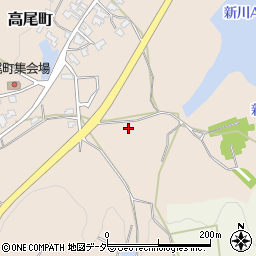 石川県加賀市高尾町周辺の地図