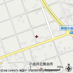 群馬県太田市新田小金井町1730-2周辺の地図