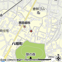 栃木県足利市八幡町573-6周辺の地図