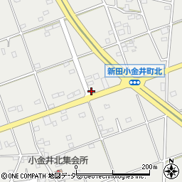 群馬県太田市新田小金井町1726-1周辺の地図