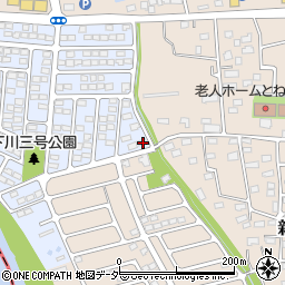 群馬県前橋市下川町51-6周辺の地図