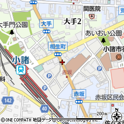 長野県小諸市相生町周辺の地図