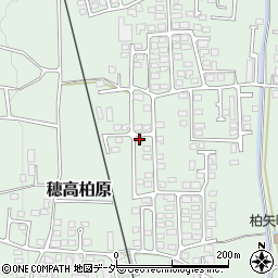 長野県安曇野市穂高柏原1571-24周辺の地図