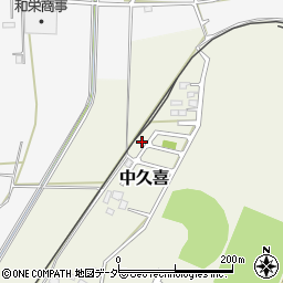 栃木県小山市中久喜1312-113周辺の地図