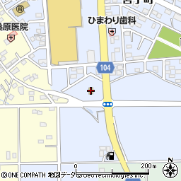 ファミリーマート伊勢崎宮子町店周辺の地図