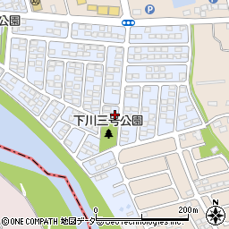 群馬県前橋市下川町45-3周辺の地図