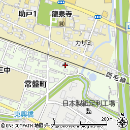 栃木県足利市常盤町4周辺の地図