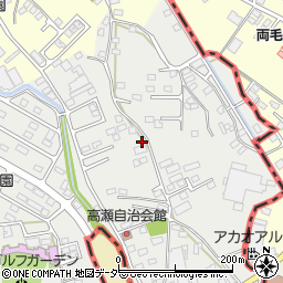 群馬県太田市高瀬町周辺の地図