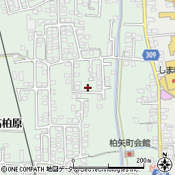 長野県安曇野市穂高柏原1588周辺の地図