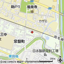 栃木県足利市常盤町6周辺の地図
