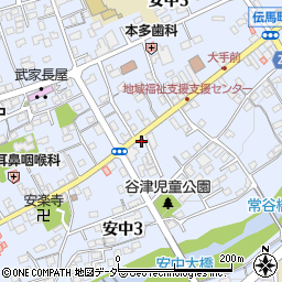 秋山園周辺の地図