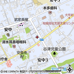 東和銀行安中支店周辺の地図