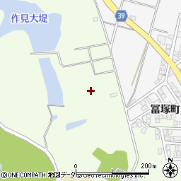 石川県加賀市作見町レ周辺の地図