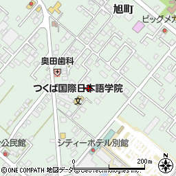 茨城県笠間市旭町周辺の地図