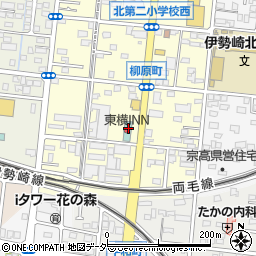 群馬県伊勢崎市柳原町59-2周辺の地図