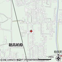 長野県安曇野市穂高柏原1571-20周辺の地図