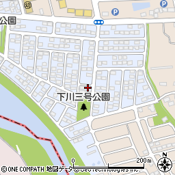 群馬県前橋市下川町45-2周辺の地図